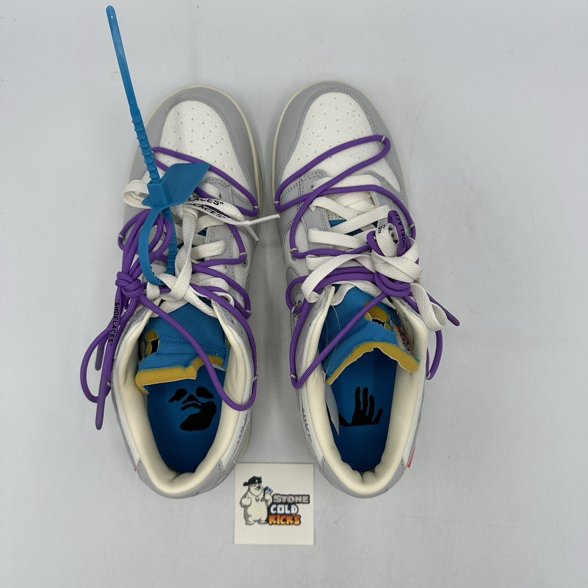 Nike Off-White x Dunk Low 'Lot 47 of 50' DM1602-125 Size 10.5 | eBay