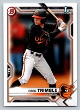 Reed Trimble #BD-144 2021 Bowman Draft  Baltimore Orioles FBC