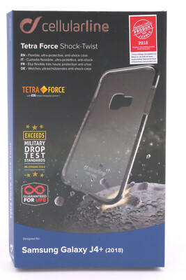 Cellularline Tetra Force Handy Case Samsung Galaxy J4+ Plus 2018 Hülle Cover 314