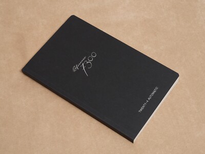 Patek Philippe Twenty4 Horology Uhr A5 Notizbuch schwarz Original VIP Geschenk