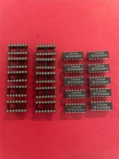 MOTOROLA LM324N LM324 with SOCKETS LOW POWER QUAD OP AMP ( Qty 10 ) *** NEW ***