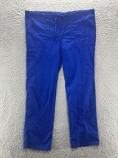 Scrubstar Contemporary Medical Scrubs Pants Bottoms Size Medium Electric Blue