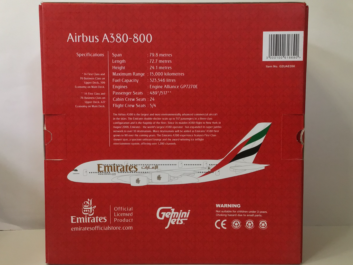 専用　Gemini Jets 1/200 エミレーツ A380 A6-EDE Gemini jets 1:200 Emirates Airbus A380 A6-EDE | eBay