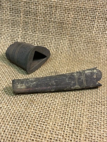 Dug Civil War Enfield Bayonet Brass Scabbard Tip And Triangular Throat Dalton Ga