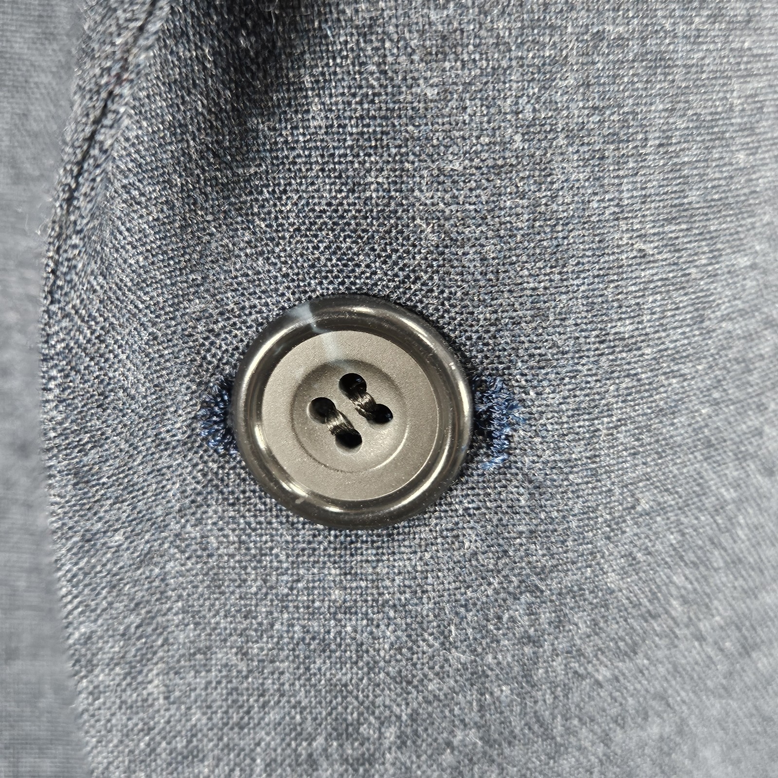 VTG Christian Brooks Blue 2 Button Vented Notch Blazer Sport Coat USA 42XL thumbnail 14