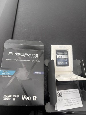 ProGrade Digital Iridium SDXC UHS-II V90 High Speed 256GB Memory
