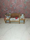 Nostalgia Bench + Decoration Reutter Garden Dolls House Dollhouse Rare