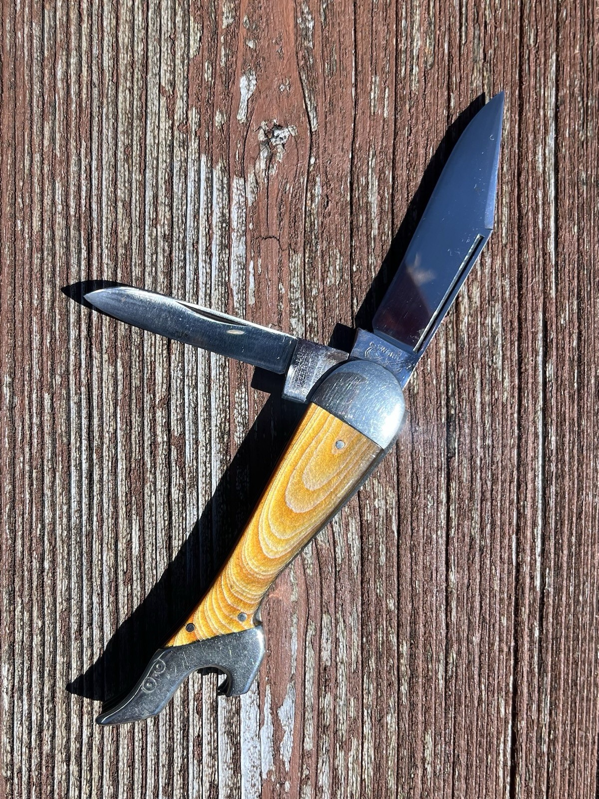 3 1/4” CAMILLUS FOUR LINE BOOT LEG KNIFE UNUSED