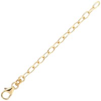 VerläNgerungskette 585 Gold Gelbgold 7 Cm Karabiner KettenverläNgerung