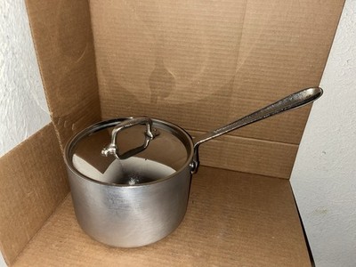 Vintage All Clad Metal Crafters Master Chef 204 1/2 Sauce Pan with Lid