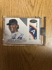 Pedro Martinez 2016 Topps Dynasty #AP-PMA6 Silver Patch Auto /5