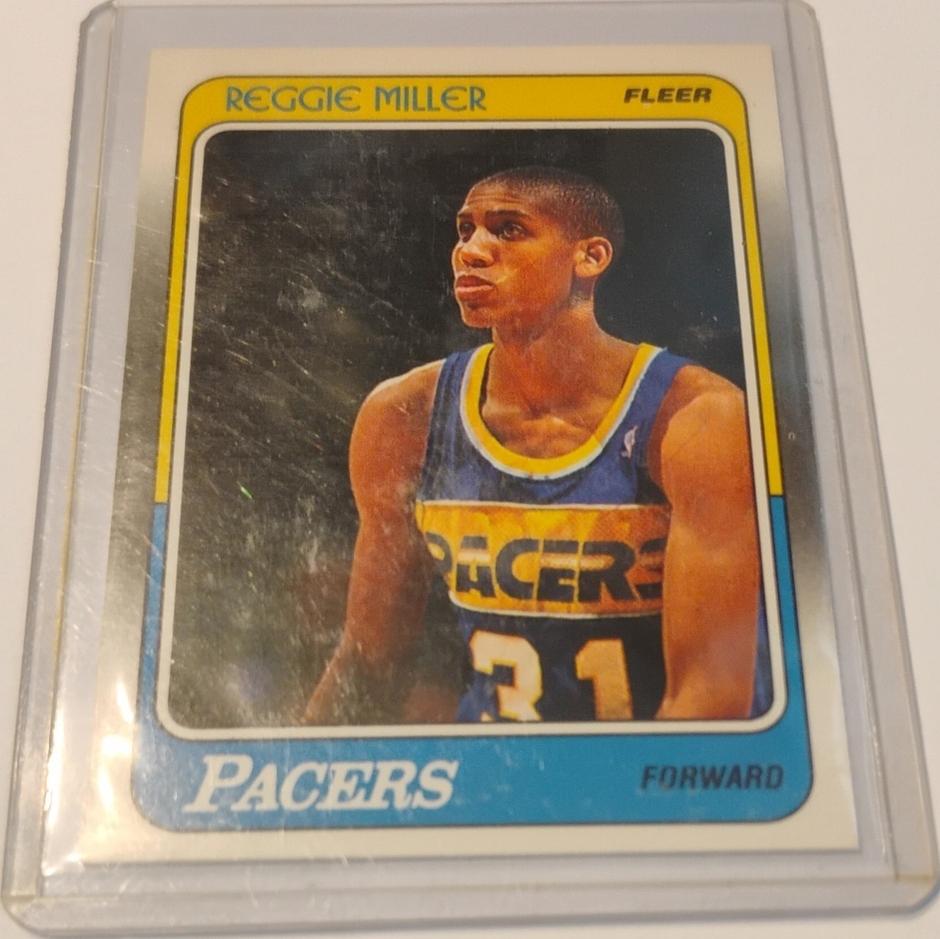 Fleer 1988-89 Fleer #57 Reggie Miller Indiana Pacers Base Set
