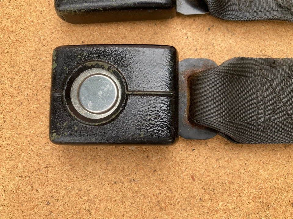 Juego de hebillas de cinturón de seguridad para camioneta Chevy LUV 72-77, hebilla de cinturón de regazo, Chevrolet Luv, OEM Foto 2 de 4