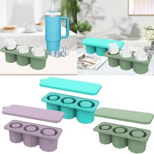 Ice Cube Tray Silicone for Stanley Ice Cube Maker 3 Hollow Water Cup Ice Lattice