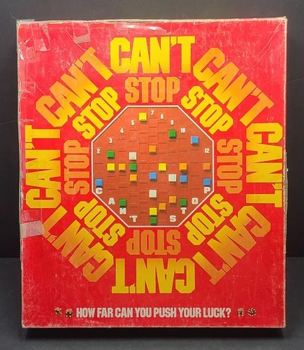 Pre-Owned Can’t Stop Board Game No. 122 Parker Brothers Vintage 1980 ~COMPLETE~