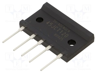 Ifsm: 450A Brückengleichrichter: dreiphasig If: 45A Urmax: 1,2kV