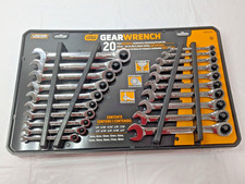 Gearwrench 20 Piece Combination Ratchet Wrench Set Sae Metric 12 Pt 35720-06