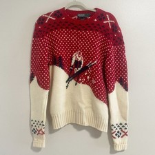 Vintage Polo by Ralph Lauren Ski Wool Sweater Size XL