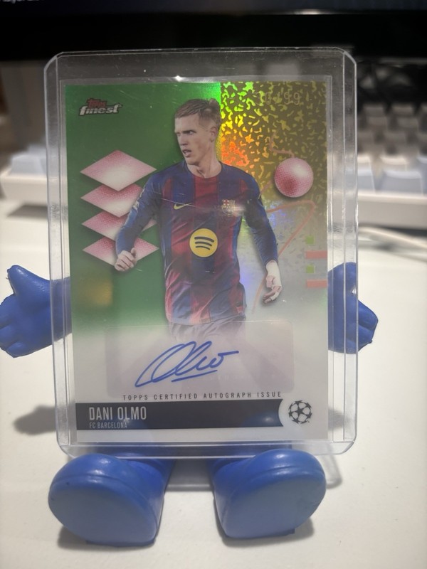 Topps Finest Dani Olmo Auto /99 Green