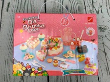 82 Pieces DIY Birthday Cake Pretend Toy Play Food Craft Desserts Kids Christmas