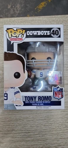 Funko Pop! Tony Romo Football #40 Dallas Cowboys NFL Vaulted + Protector