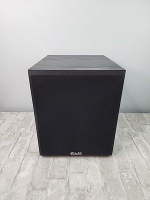 KLH ASW8-120B Amplified Powered Subwoofer Speaker 120 Watts Tested and Working