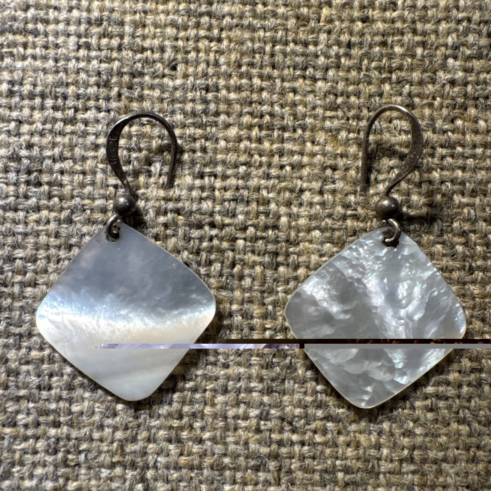 ABALONE SHELL Pearlescent Drop Dangle EARRINGS, 1… - image 3