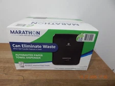 Marathon Automated Hardwound Paper Towel Dispenser, Black NIB