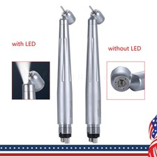 LED/Dental 45 Degree Surgical High Speed Handpiece Push Button 4 Hole NSK Style