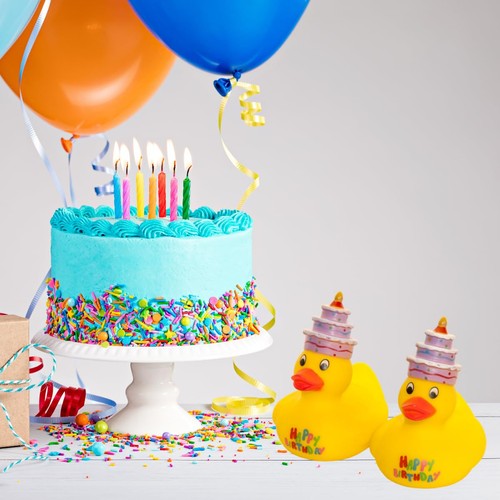 MC-Trend Happy Birthday Papera Anatra Paperella compleanno con divertente t - Foto 2 di 7