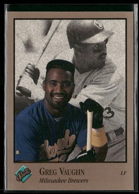 Greg Vaughn 1992 Studio Baseball #198