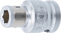 "Bgs BIT-ADAPTER Mit Haltekugel, 10MM (3/8\"), Innensechskant 6,3MM (1/4\")"