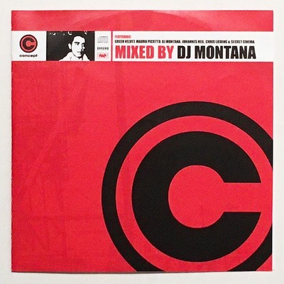Various - DJ Montana - Concept - NM RARE 2002 Promo 9 Track Mix Black Hole CD 23