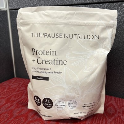 The 'Pause Life Protein + Creatine Gluten Free Vanilla EXP 11/2025