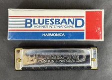 Vintage Hohner International BluesBand 'C' Harmonica w/ Original Case