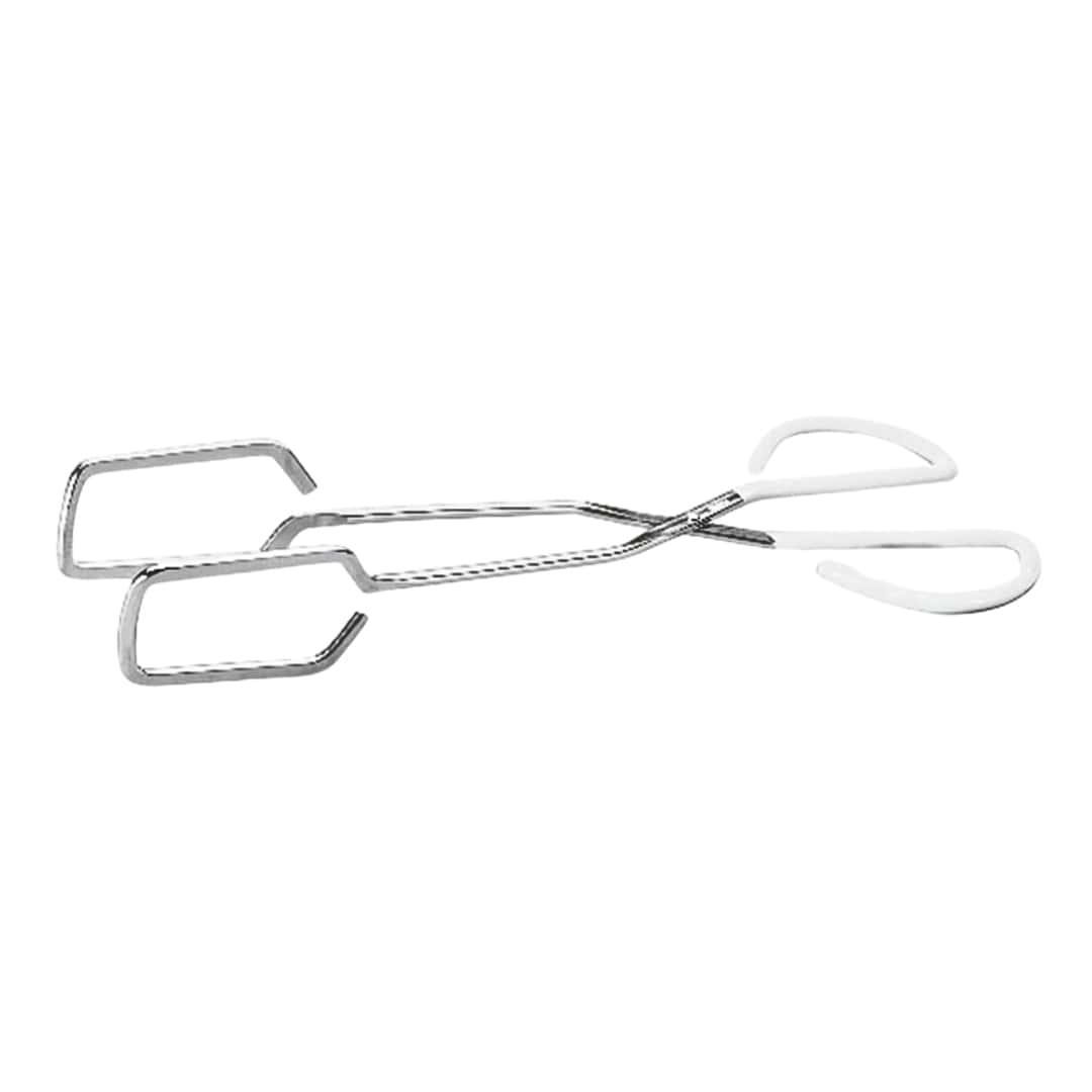 White Stainless Steel Grill Tongs - SAMBONET PADERNO