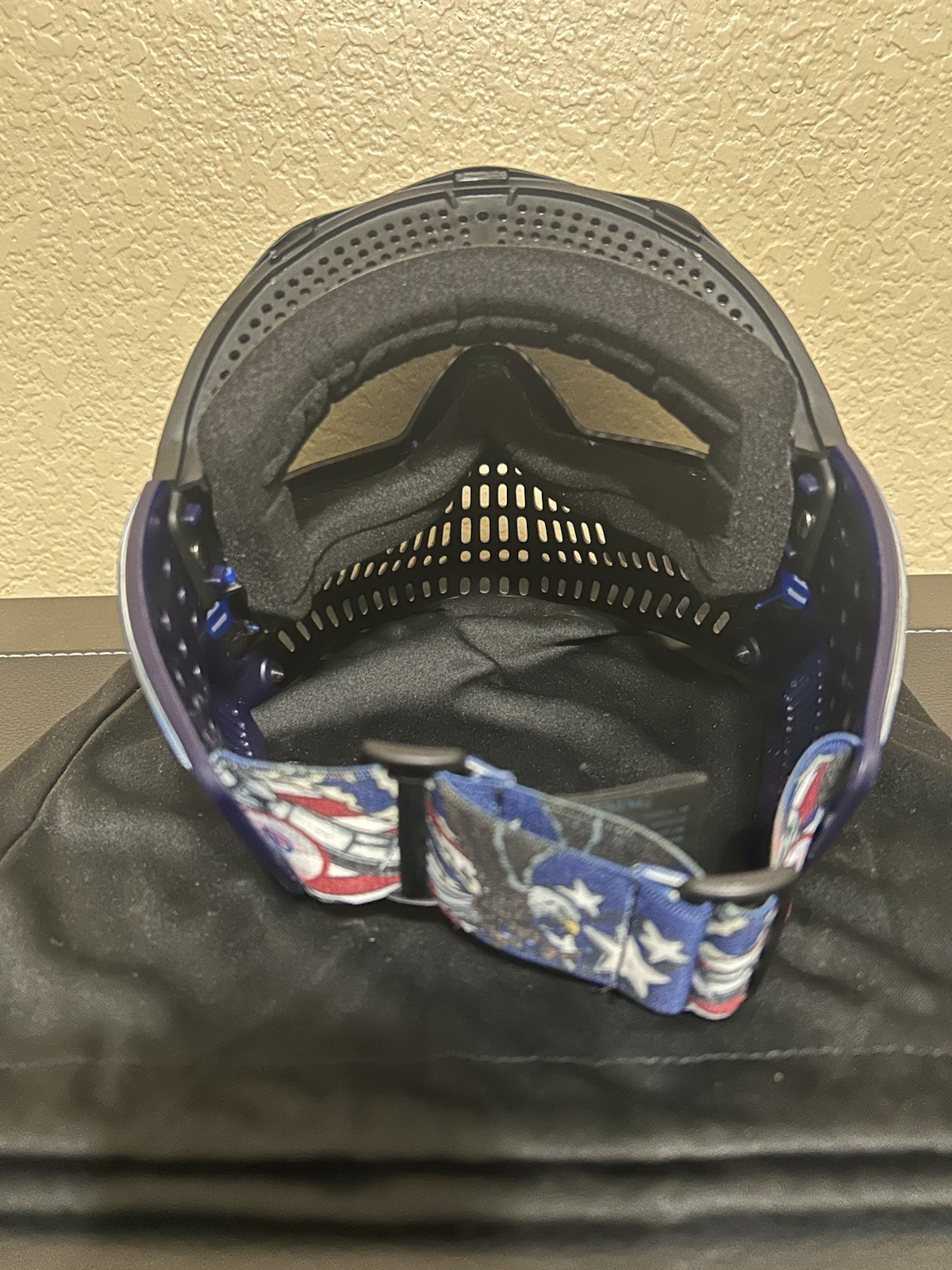 JT Proflex Paintball Mask - OG Sparkle Blue Bottoms With New JT Frames Build