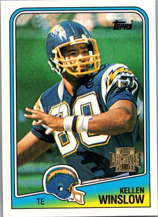 2001 Topps Archives Kellen Winslow #139