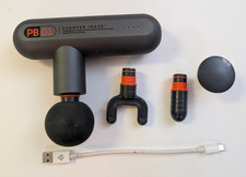 SHARPER IMAGE POWERBOOST MOVE DEEP TISSUE PORTABLE MASSAGE GUN - PB 01