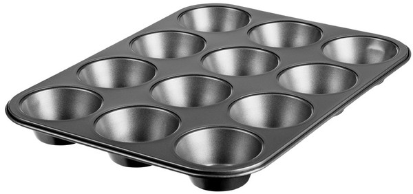 Gastromax Muffin-Backform Aus Karbonstahl FüR 12 Muffins-image