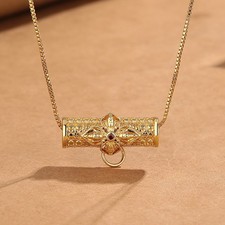 Thai Buddha Amulet Pendant Necklace Unisex Creative Jewelry