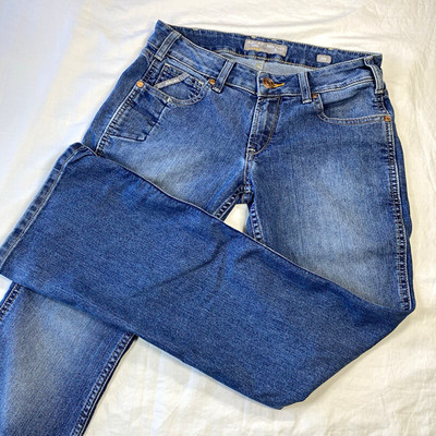Ariat Rebar Women's Bootcut Jeans Mid Rise Medium Wash Blue Denim 5-Pocket