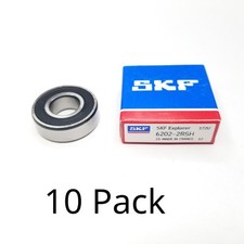 (Qty 10) SKF 6202-2RSH C3 6202-2RS 15x35x11MM Rubber Seal Bearing France 10 pack