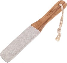 Callus Remover Foot File, Pumice Stone for Feet Scrubber Wet and Dry  Wooden