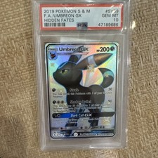 Pokemon Umbreon GX Hidden Fates Full Art #SV69 PSA 10 Gem Mint