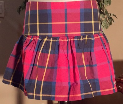 checkered skirt ebay