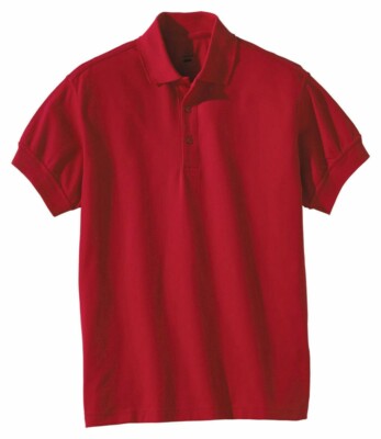 Edwards Antimicrobial Wicking Three Button Short Sleeve Polo Shirt
