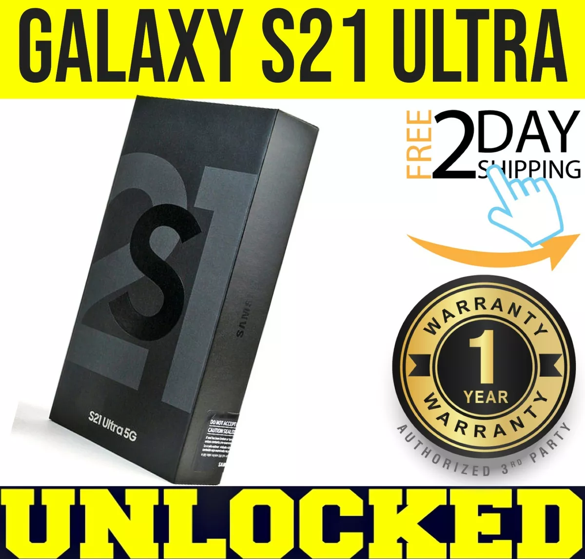 Samsung Galaxy S21 Ultra 5g Sm-g998u1 128gb Phantom Black Factory