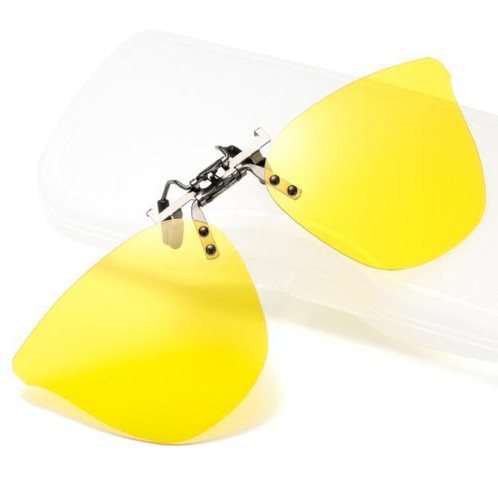 Clip On Flip Up Polarized Sunglasses For Women Rimless Driving Glasses UV400 - Picture 5 of 18