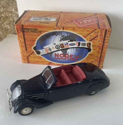 PEUGEOT 203 1954 CABRIOLET VOITURES FRANÇAISES 1:43 NOREV HACHETTE 1 43 Boite
